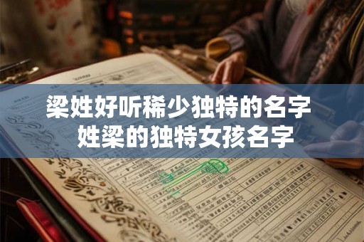 梁姓好听稀少独特的名字  姓梁的独特女孩名字