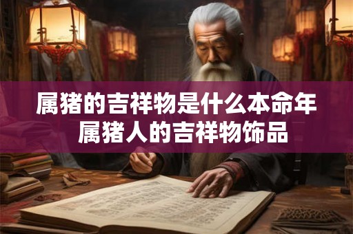 属猪的吉祥物是什么本命年  属猪人的吉祥物饰品