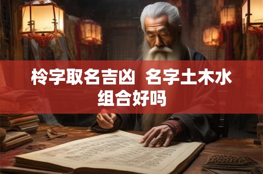 柃字取名吉凶  名字土木水组合好吗