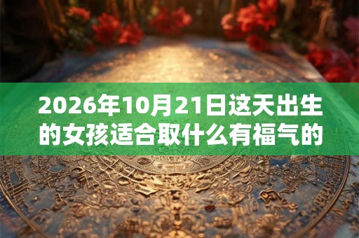 2026年10月21日这天出生的女孩适合取什么有福气的名字