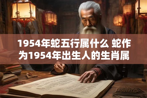 1954年蛇五行属什么 蛇作为1954年出生人的生肖属于哪个五行