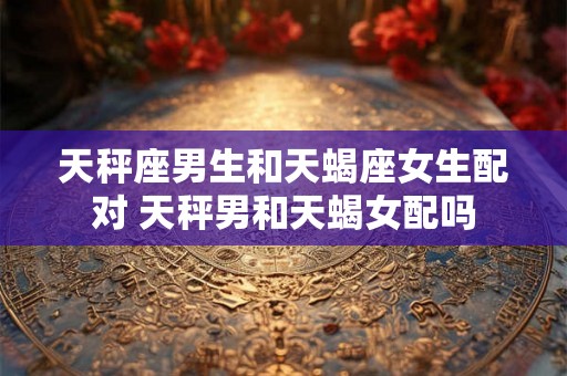 天秤座男生和天蝎座女生配对 天秤男和天蝎女配吗