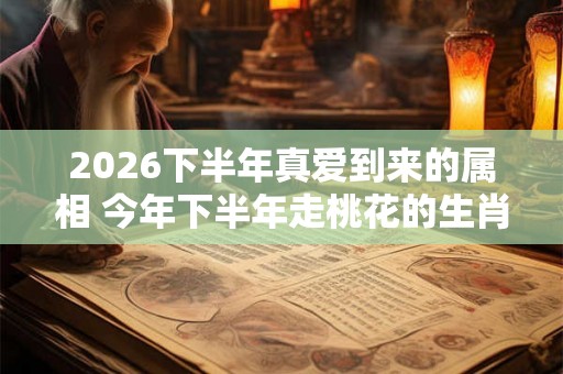 2026下半年真爱到来的属相 今年下半年走桃花的生肖 2026下半年真爱到来的属相 今年下半年走桃花的生肖