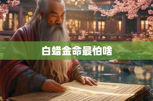 白蜡金命最怕啥