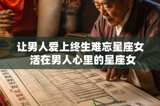 让男人爱上终生难忘星座女  活在男人心里的星座女