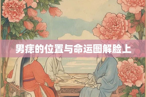 男痣的位置与命运图解脸上