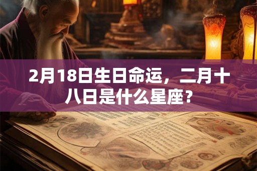 2月18日生日命运,二月十八日是什么星座? 2月18日生日命运,二月十八日是什么星座?