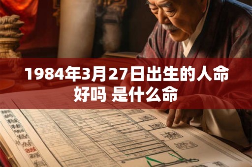 1984年3月27日出生的人命好吗 是什么命