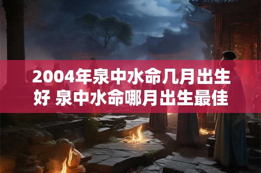 2004年泉中水命几月出生好 泉中水命哪月出生最佳 2004年泉中水命几月出生好 泉中水命哪月出生最佳