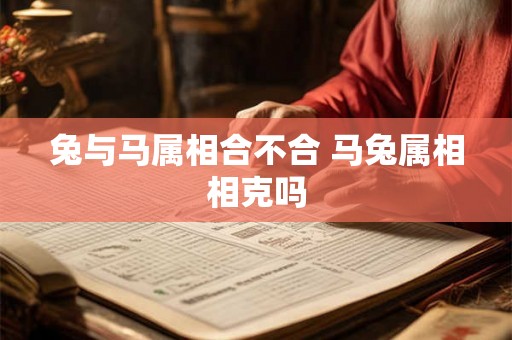 兔与马属相合不合 马兔属相相克吗