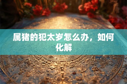属猪的犯太岁怎么办，如何化解