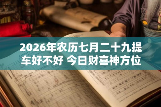 2026年农历七月二十九提车好不好 今日财喜神方位 2026年农历七月二十九提车好不好 今日财喜神方位