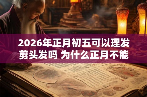 2026年正月初五可以理发剪头发吗 为什么正月不能剪头发