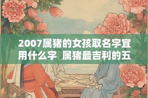 2007属猪的女孩取名字宜用什么字  属猪最吉利的五十个字