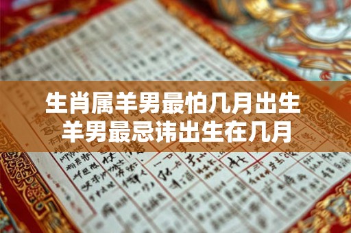 生肖属羊男最怕几月出生 羊男最忌讳出生在几月