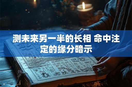 测未来另一半的长相 命中注定的缘分暗示