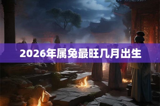 2026年属兔最旺几月出生