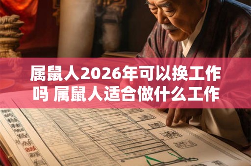 属鼠人2026年可以换工作吗 属鼠人适合做什么工作