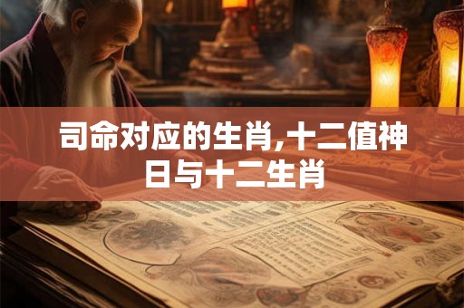 司命对应的生肖,十二值神日与十二生肖 司命对应的生肖,十二值神日与十二生肖