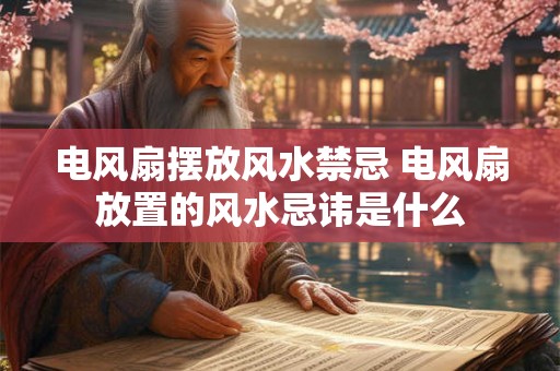 电风扇摆放风水禁忌 电风扇放置的风水忌讳是什么