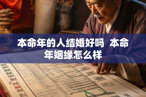 本命年的人结婚好吗 本命年姻缘怎么样 本命年的人结婚好吗 本命年姻缘怎么样