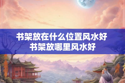 书架放在什么位置风水好 书架放哪里风水好