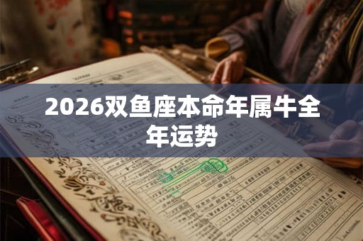 2026双鱼座本命年属牛全年运势 2026双鱼座本命年属牛全年运势