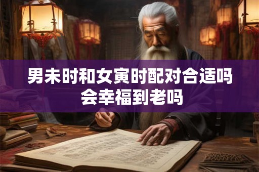 男未时和女寅时配对合适吗 会幸福到老吗