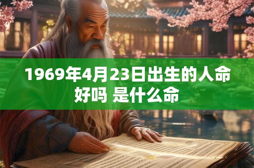 1969年4月23日出生的人命好吗 是什么命 1969年4月23日出生的人命好吗 是什么命