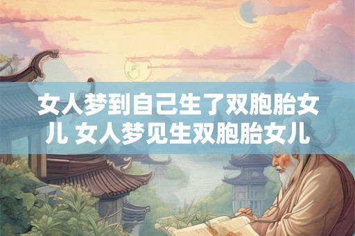 女人梦到自己生了双胞胎女儿 女人梦见生双胞胎女儿代表什么