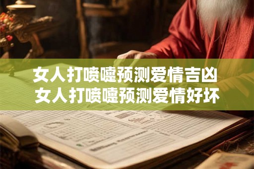 女人打喷嚏预测爱情吉凶 女人打喷嚏预测爱情好坏 女人打喷嚏预测爱情吉凶 女人打喷嚏预测爱情好坏