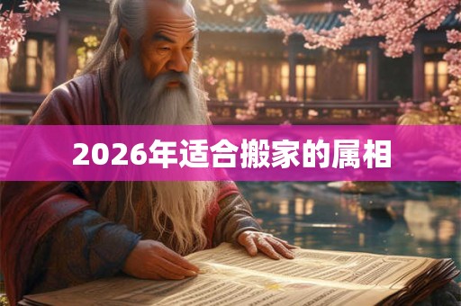2026年适合搬家的属相 2026年适合搬家的属相