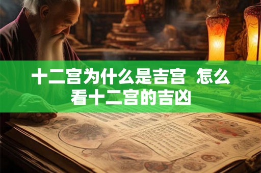 十二宫为什么是吉宫  怎么看十二宫的吉凶