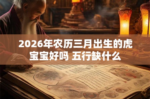 2026年农历三月出生的虎宝宝好吗 五行缺什么