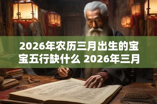 2026年农历三月出生的宝宝五行缺什么 2026年三月生宝宝五行缺哪个 2026年农历三月出生的宝宝五行缺什么 2026年三月生宝宝五行缺哪个