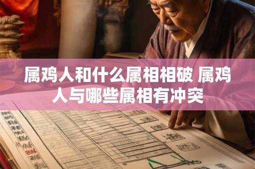 属鸡人和什么属相相破 属鸡人与哪些属相有冲突