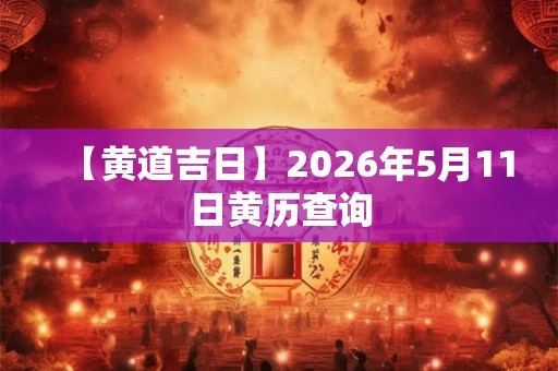 【黄道吉日】2026年5月11日黄历查询