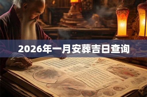 2026年一月安葬吉日查询