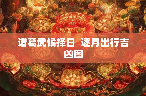 诸葛武候择日  逐月出行吉凶图