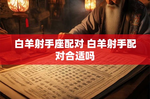 白羊射手座配对 白羊射手配对合适吗