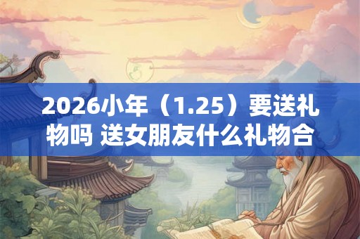 2026小年（1.25）要送礼物吗 送女朋友什么礼物合适