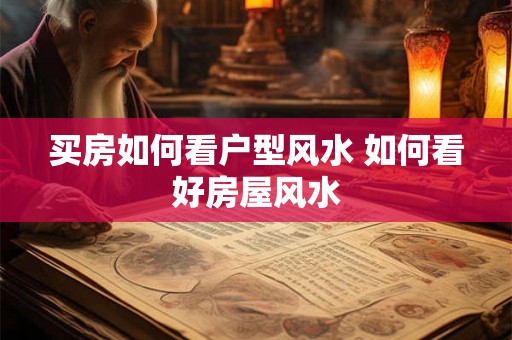 买房如何看户型风水 如何看好房屋风水