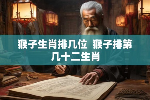 猴子生肖排几位  猴子排第几十二生肖