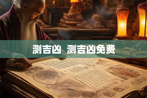 测吉凶  测吉凶免费