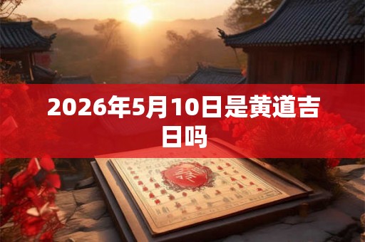2026年5月10日是黄道吉日吗
