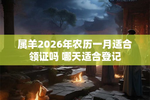 属羊2026年农历一月适合领证吗 哪天适合登记