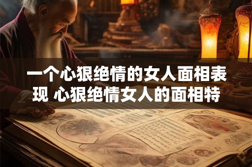 一个心狠绝情的女人面相表现 心狠绝情女人的面相特征是什么