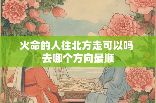 火命的人往北方走可以吗 去哪个方向最顺