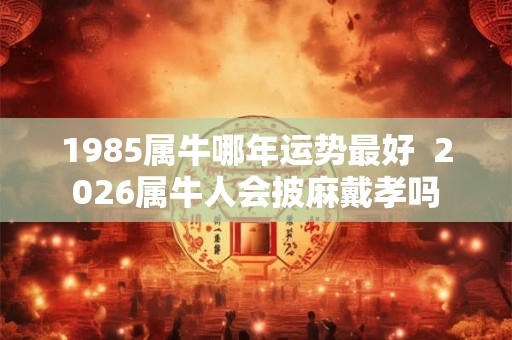 1985属牛哪年运势最好  2026属牛人会披麻戴孝吗