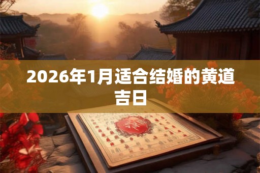 2026年1月适合结婚的黄道吉日 2026年1月适合结婚的黄道吉日